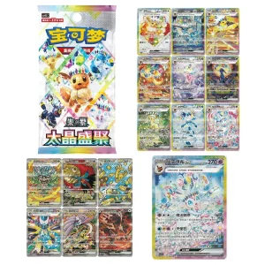 【Live】Pokémon TCG Chinese Scarlet & Violet Terastal Gathering CSV9.5C Booster BOX  Exclusive Sylveon ex,Eevee ex,Umbreon ex,Leafeon ex,Prismatic